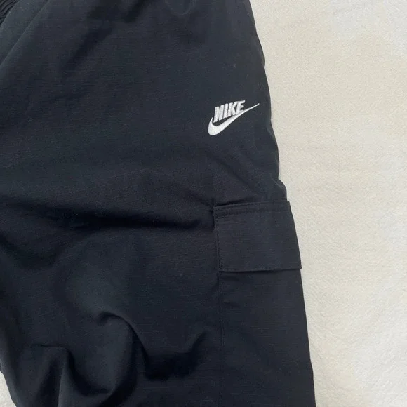 Nike Cargo Pants Mens XL Black Loose Fit Straight Leg Ripstop NWT - Picture 4 of 13